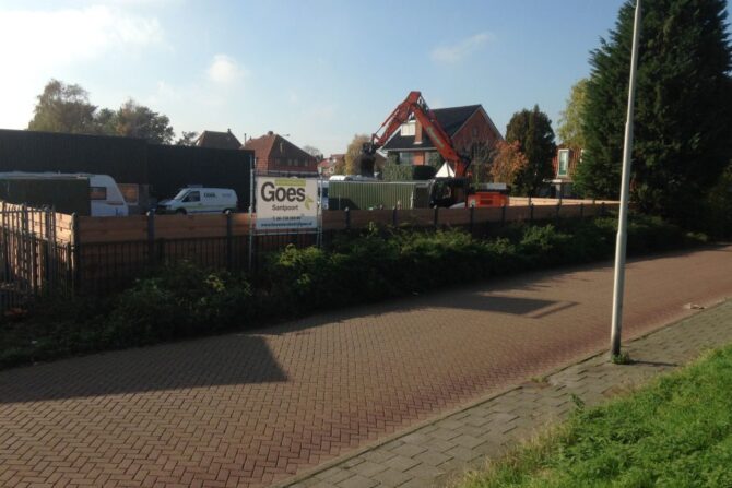 Aanleg en bestrating bedrijfsterrein