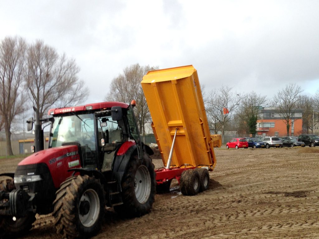 Aanleg fabrieksterrein werkauto_Haarlem