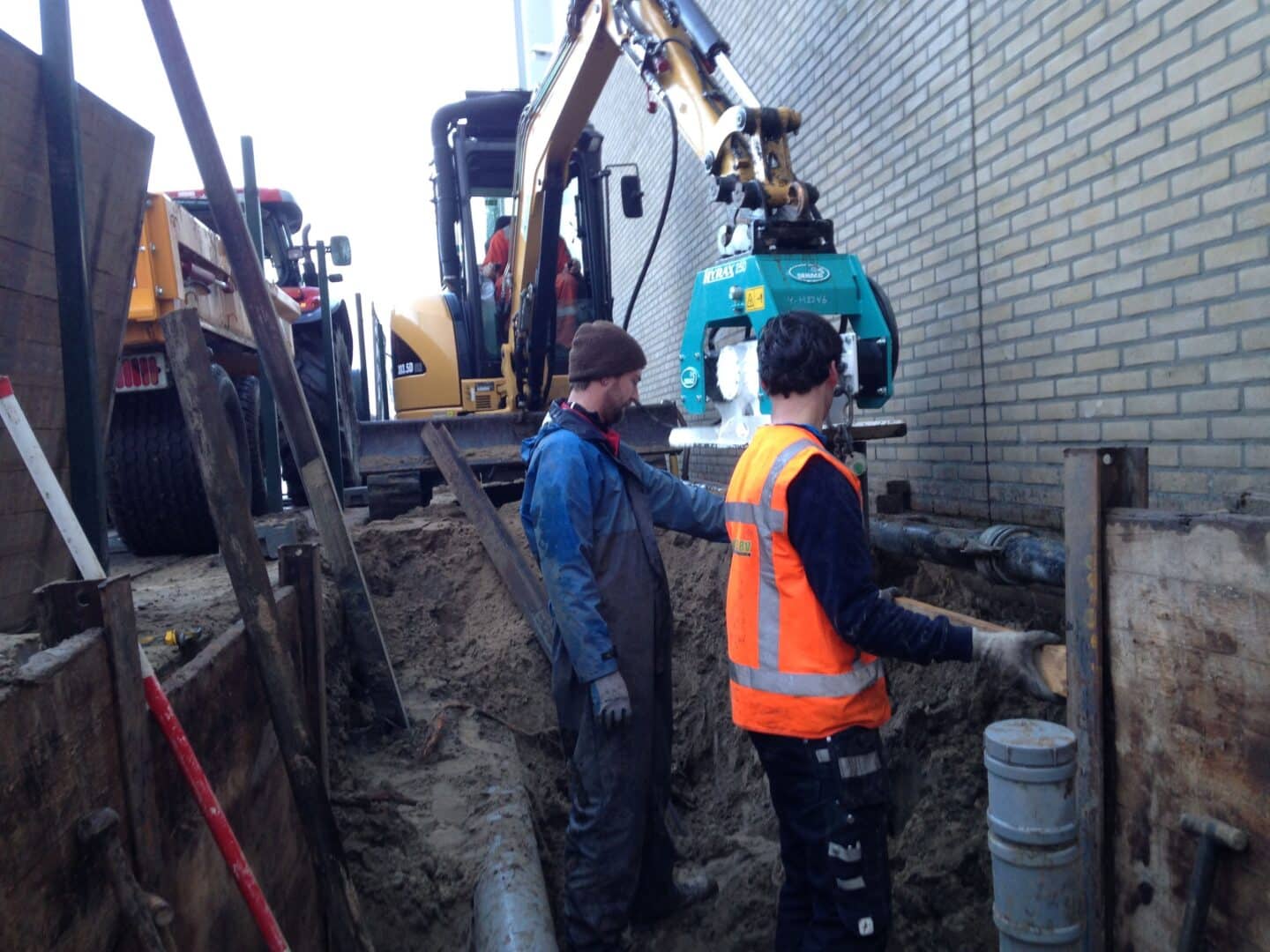Aanleg riolering fabrieksterrein